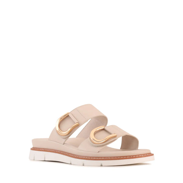 ~~~ LOS CABOS San Double Strap Slide - Bone