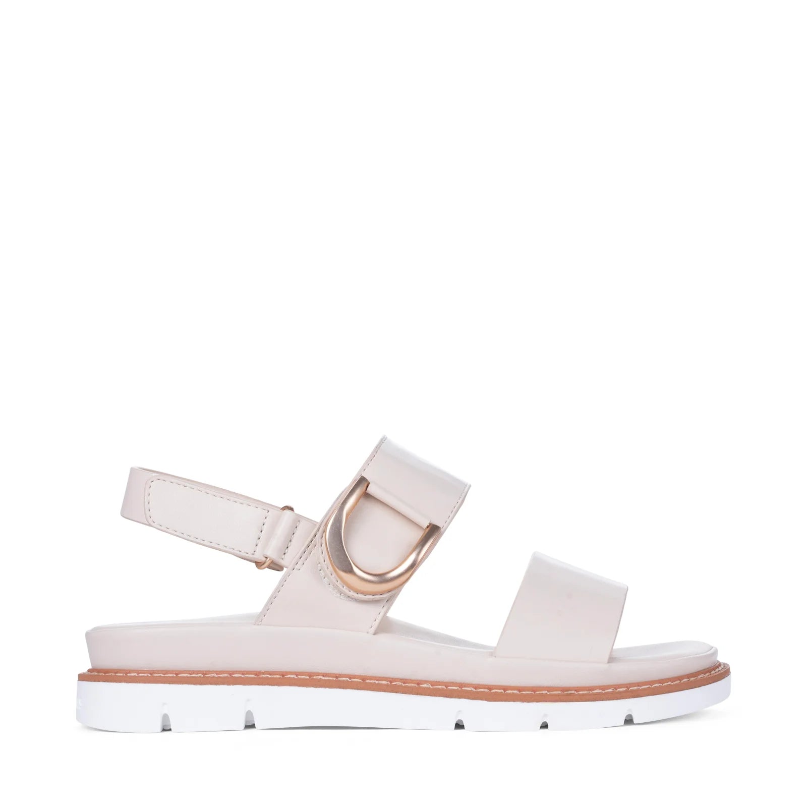 ~ LOS CABOS Sana Double Strap Sandal - Bone