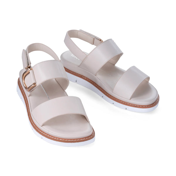 ~ LOS CABOS Sana Double Strap Sandal - Bone