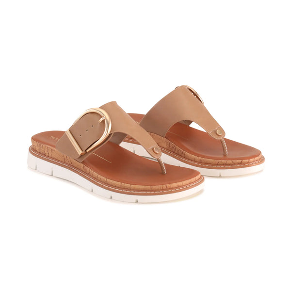 ~~~ LOS CABOS Sanvi T-Bar Sandal - Taupe