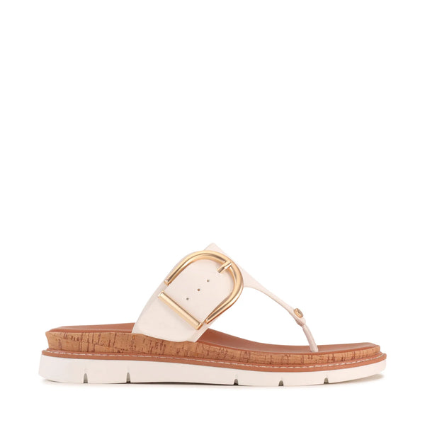 ~~~ LOS CABOS Sanvi T-Bar Sandal - White