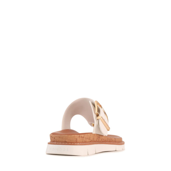 ~~~ LOS CABOS Sanvi T-Bar Sandal - White