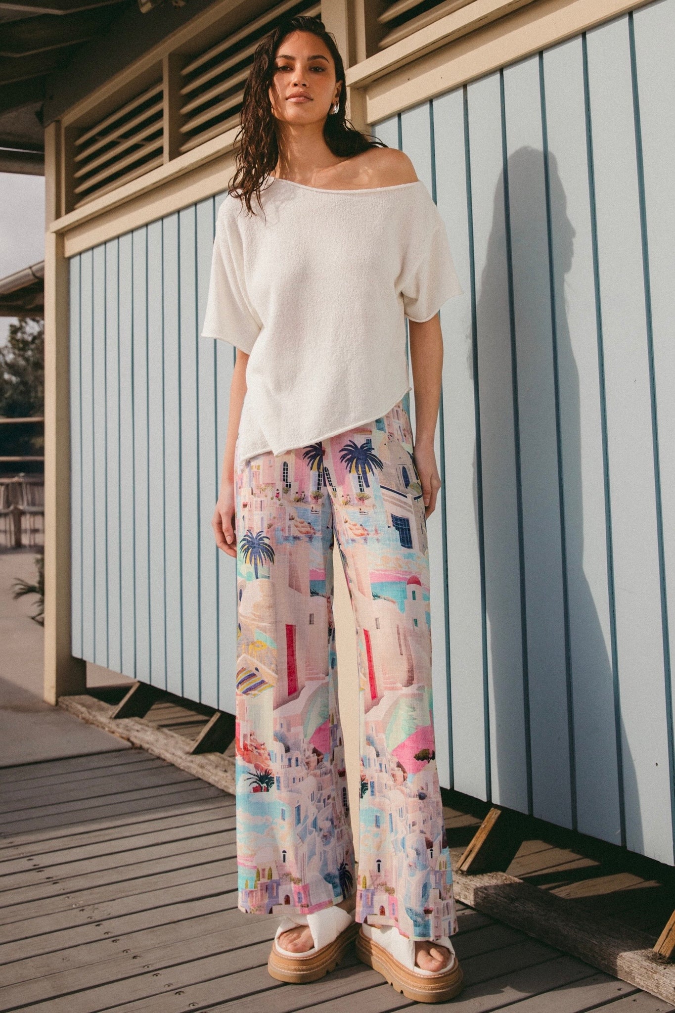 Sunny Santorini Pant - Print