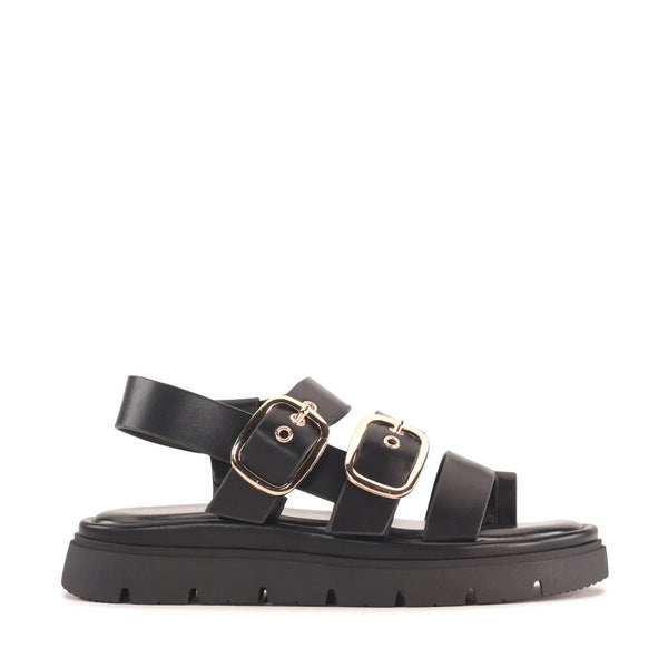 ~~~ LOS CABOS Tolise Double Buckle Sandal - Black