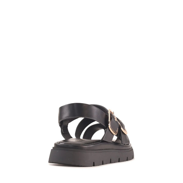 ~~~ LOS CABOS Tolise Double Buckle Sandal - Black