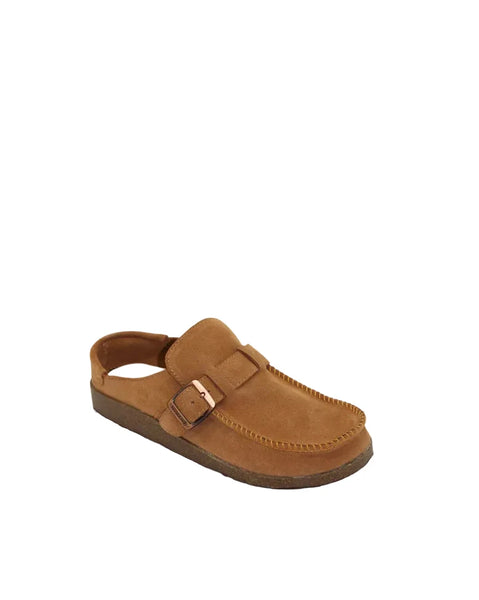 ~~~ HUMAN Winnie Moccasin Slip-Ons - Tan Suede