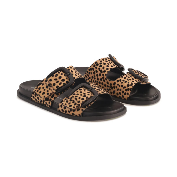~~~ LOS CABOS Zani Double Buckle Sandal - Cheetah
