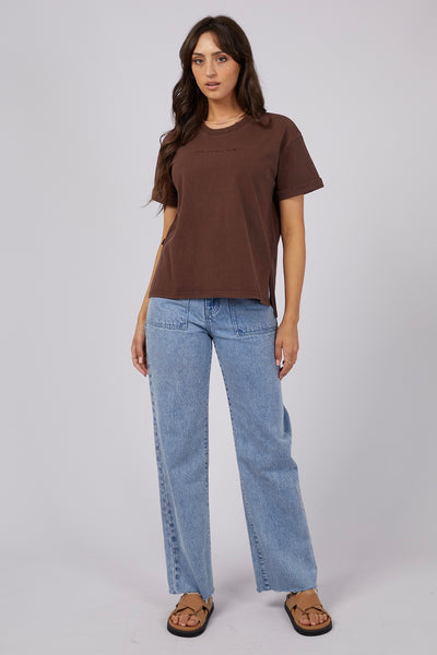 All About Eve Washed Tee - Brown