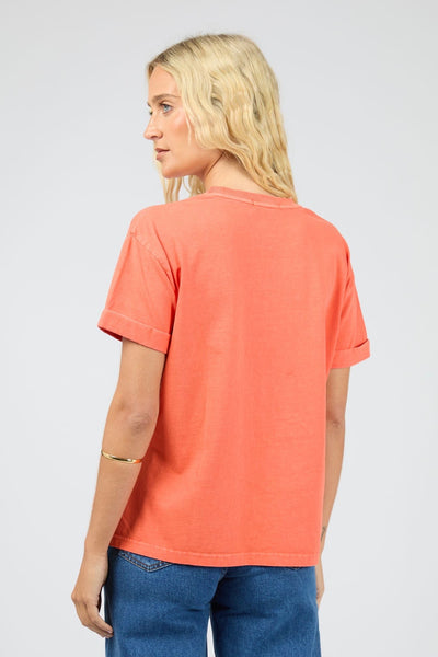 All About Eve Washed Tee - Coral