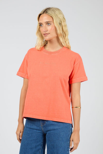 All About Eve Washed Tee - Coral