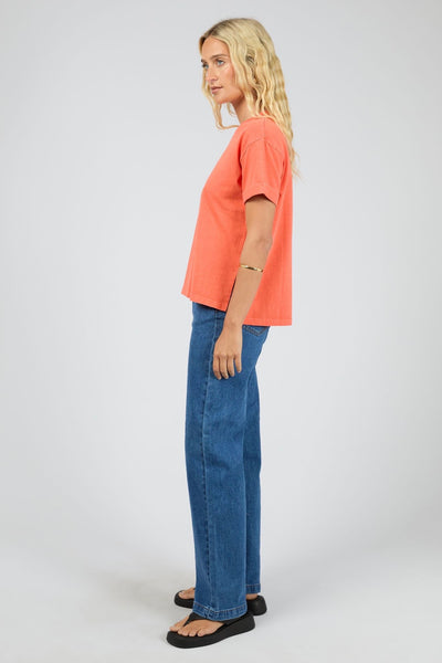All About Eve Washed Tee - Coral