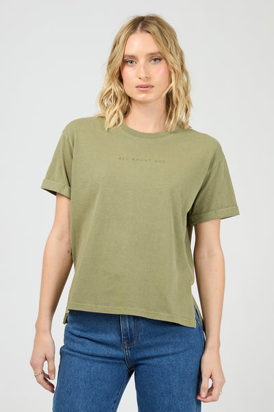AAE Washed Tee - Khaki