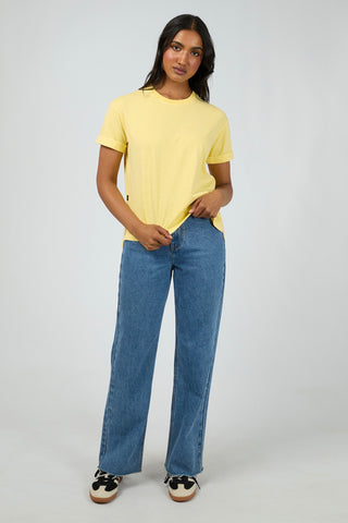 All About Eve Washed Tee - Lemon