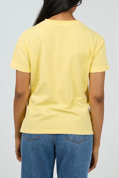 All About Eve Washed Tee - Lemon