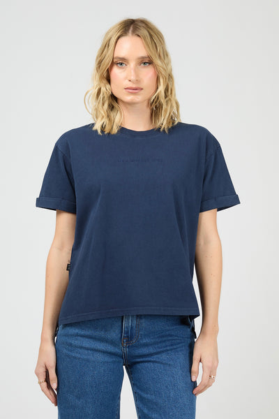 AAE Washed Tee - Navy