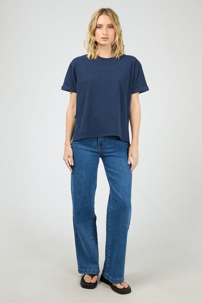 AAE Washed Tee - Navy