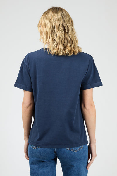 AAE Washed Tee - Navy