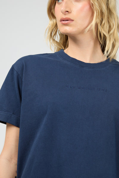 AAE Washed Tee - Navy