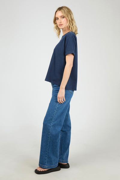 AAE Washed Tee - Navy