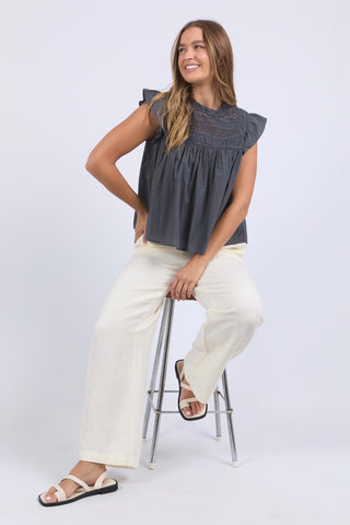 Adelyn Top - Charcoal