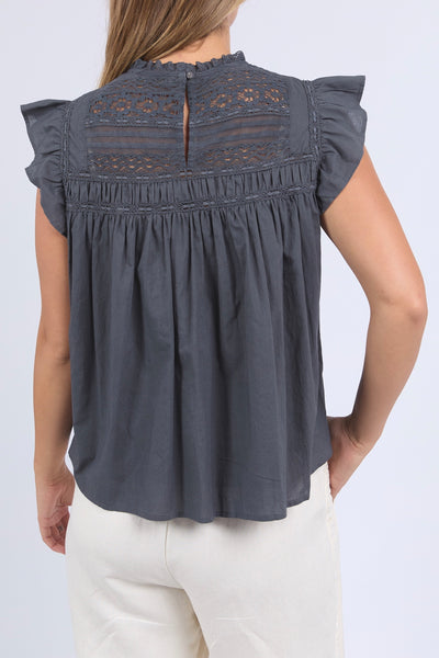 Adelyn Top - Charcoal