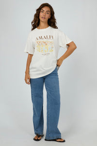Amalfi Relaxed Tee - Vintage White