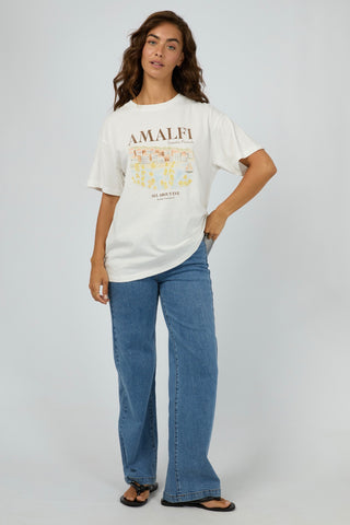 Amalfi Relaxed Tee - Vintage White