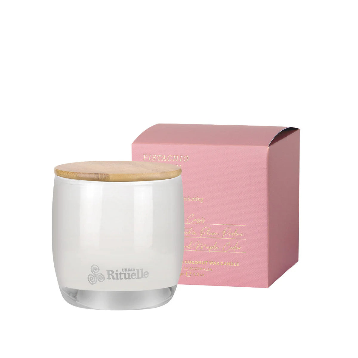 ~ Urban Rituelle Apotheca Scented Soy Candle - Pistachio, Saffron, Praline & Maple