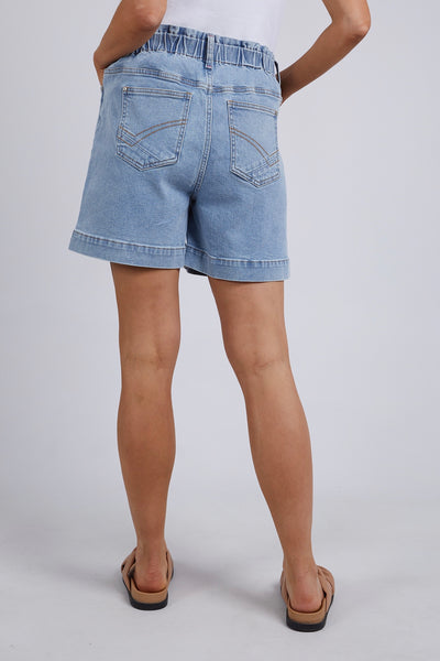 Atlas Denim Short - Mid Blue Wash