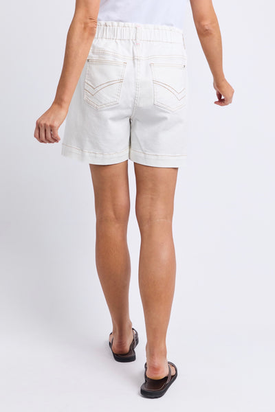 Atlas Denim Short - Vintage White