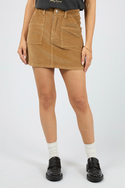 Bambi Cord Skirt - Tan