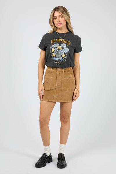 Bambi Cord Skirt - Tan