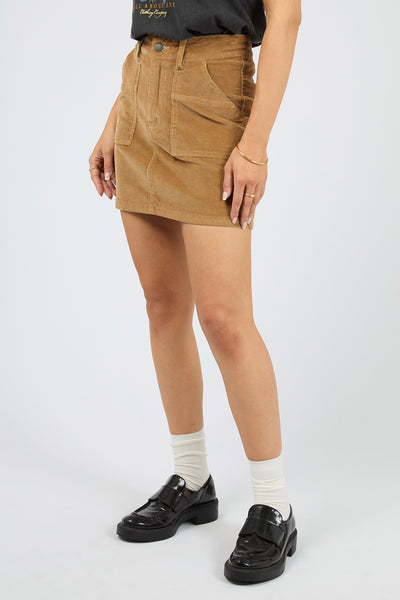 Bambi Cord Skirt - Tan