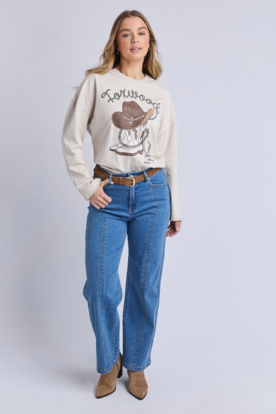 Bandit Boots Long Sleeve - Oat