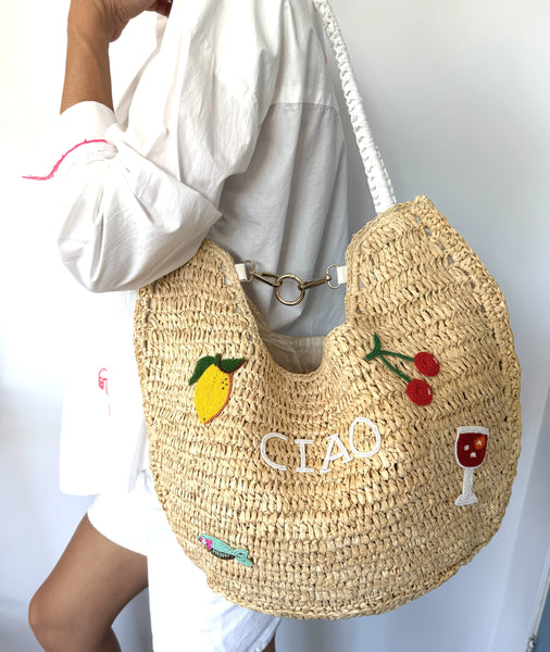 ~ Zoda Raffia Bag - Ciao