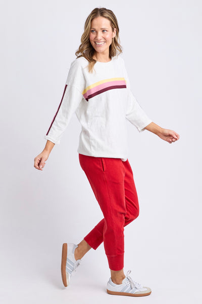 Brunch Pant - Cranberry