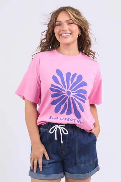 Camelia Tee - Chateau Rose
