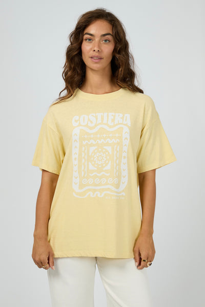 Costiera Relaxed Tee - Yellow