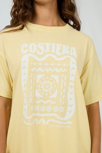 Costiera Relaxed Tee - Yellow