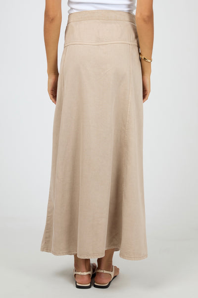 Cove Maxi Skirt - Beige