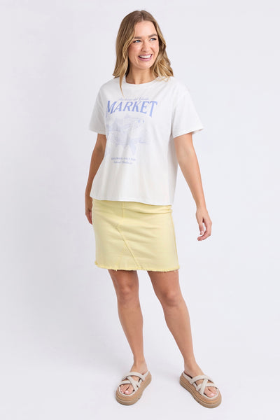 Del Garda Tee - Vintage White