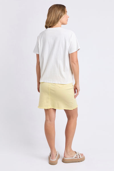 Del Garda Tee - Vintage White