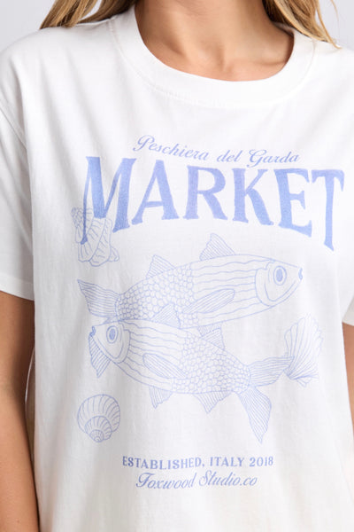 Del Garda Tee - Vintage White