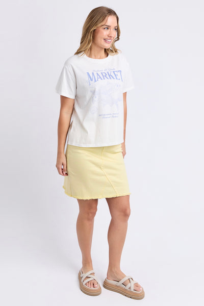 Del Garda Tee - Vintage White