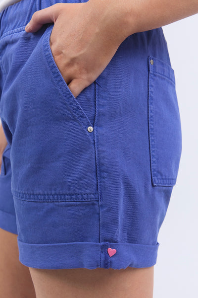 Emma Relaxed Short - Ocean Blue