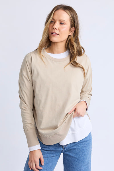 Farrah Long Sleeve - Oatmeal