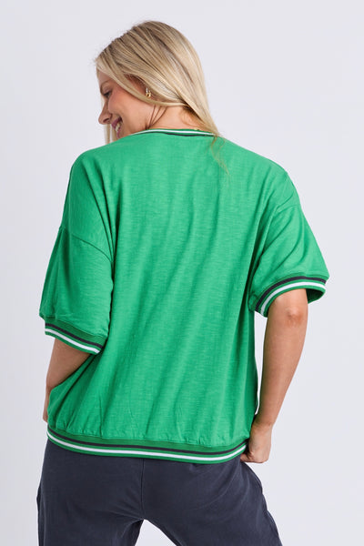 Faye S/S Sweat - Greenbriar