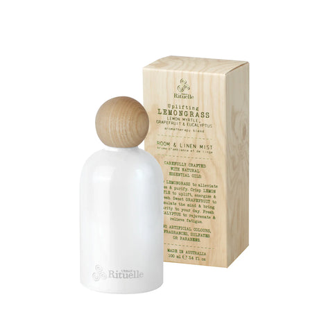 ~~ Urban Rituelle Flourish Organics Room & Linen Mist - Lemongrass, Lemon Myrtle, Grapefruit & Eucalyptus