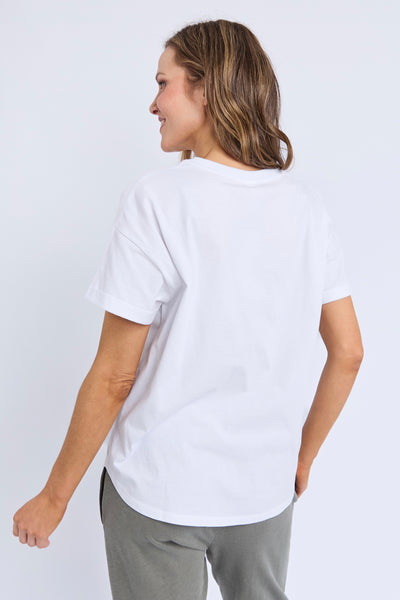 Halli S/S Tee - White
