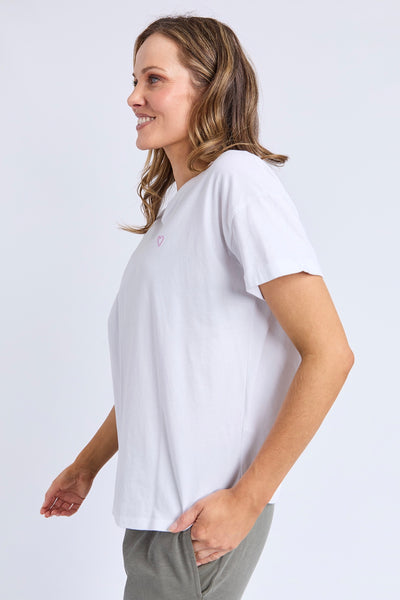 Halli S/S Tee - White